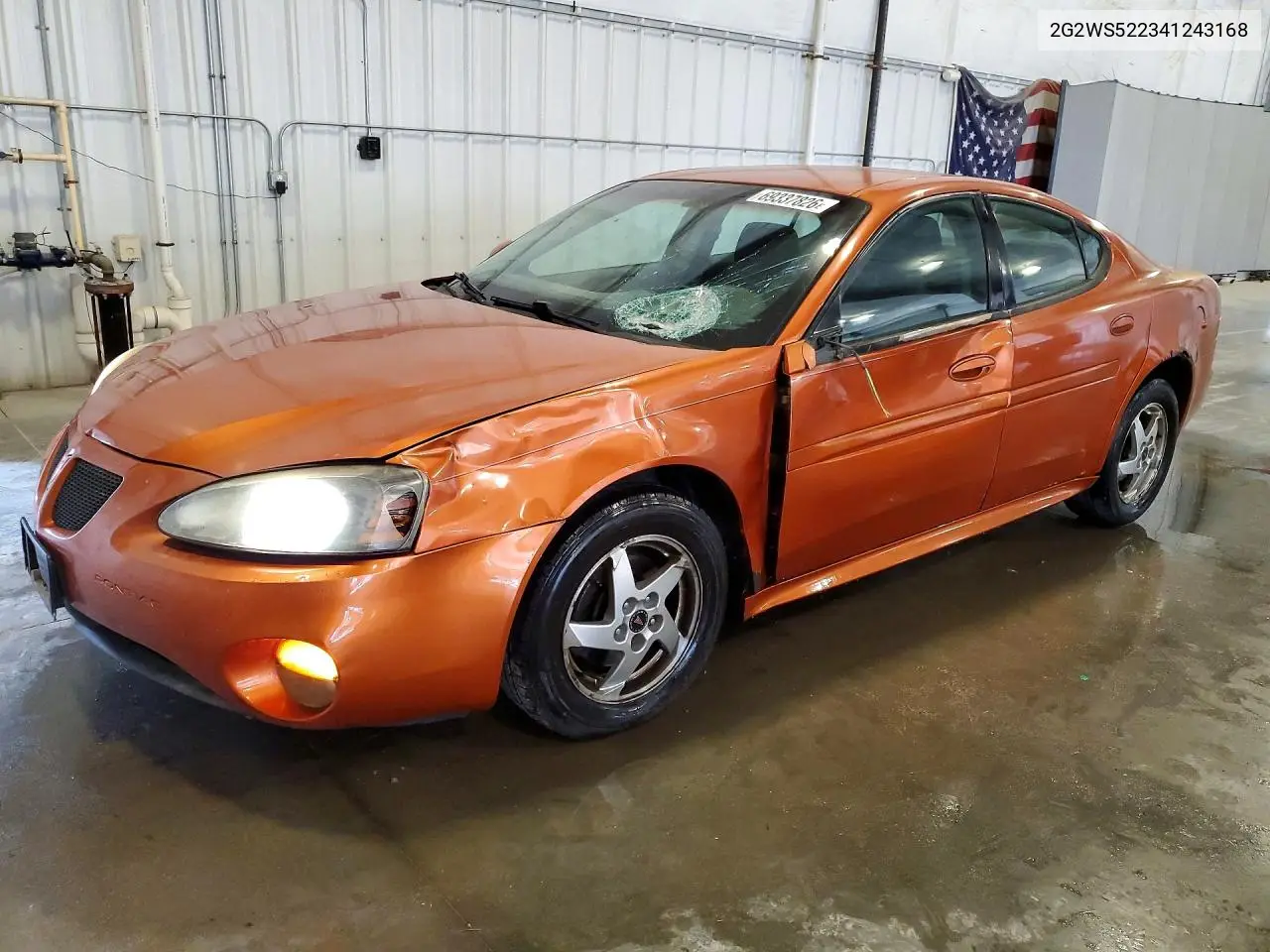 PONTIAC GRAND PRIX 2004, VIN 2G2WS522341243168