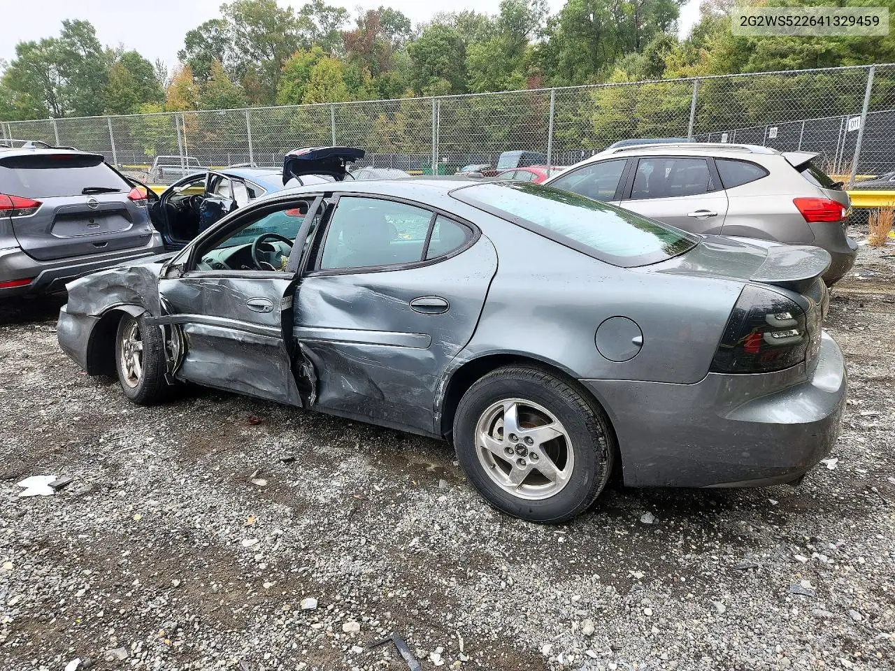 2004 PONTIAC GRAND PRIX VIN 2G2WS522641329459 — фото 2