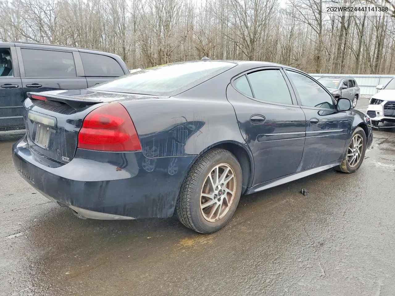 2004 PONTIAC GRAND PRIX VIN 2G2WR524441141388 — фото 3
