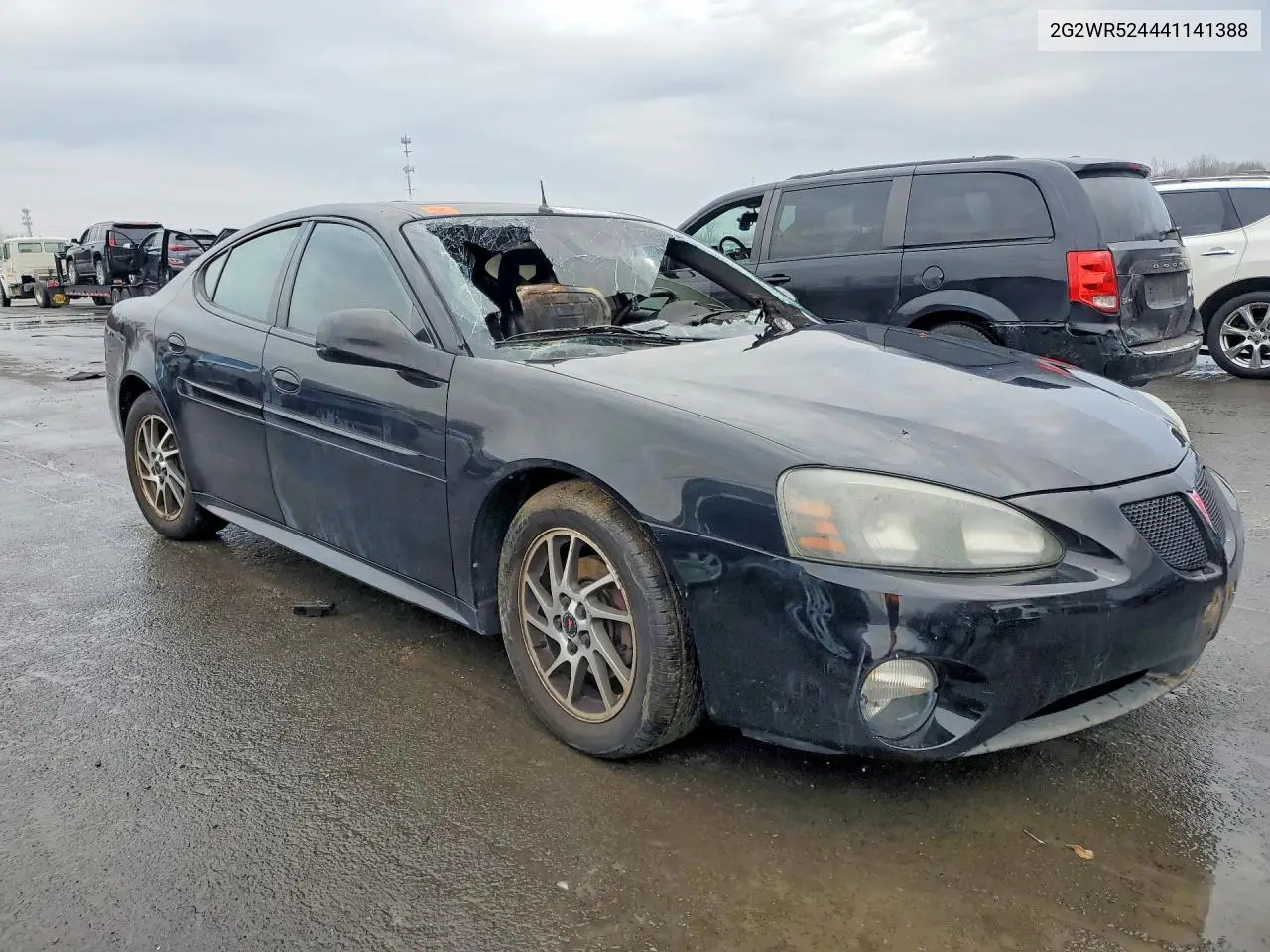 2004 PONTIAC GRAND PRIX VIN 2G2WR524441141388 — фото 4