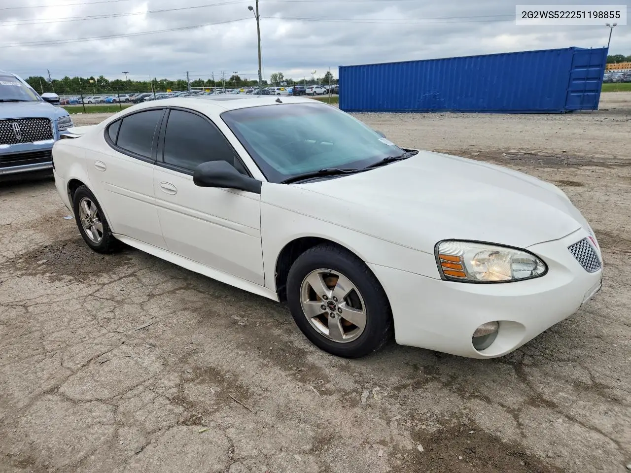 2005 PONTIAC GRAND PRIX VIN 2G2WS522251198855 — фото 4