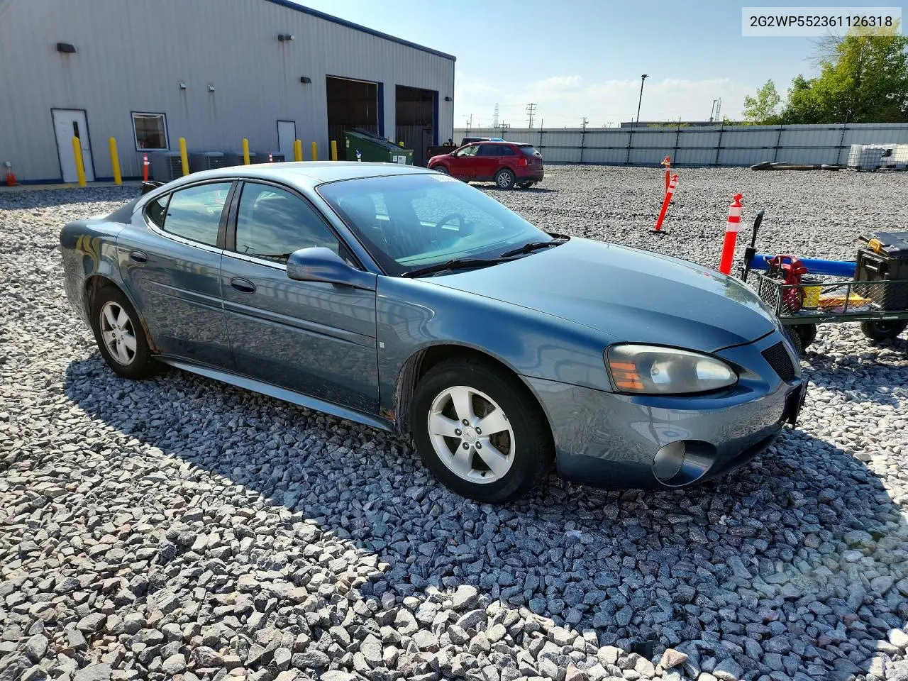 2006 PONTIAC GRAND PRIX VIN 2G2WP552361126318 — фото 4