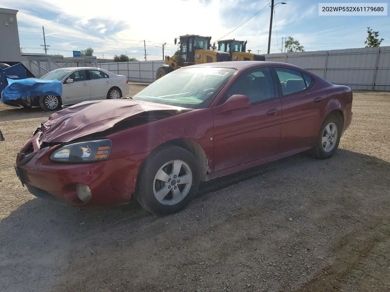 PONTIAC GRAND PRIX 2006, VIN 2G2WP552X61179680