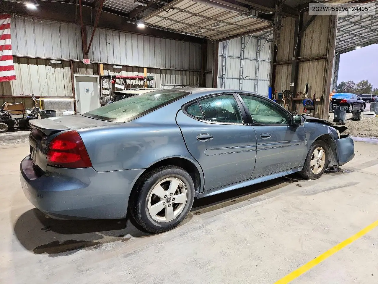 2006 PONTIAC GRAND PRIX VIN 2G2WP552961244051 — фото 2