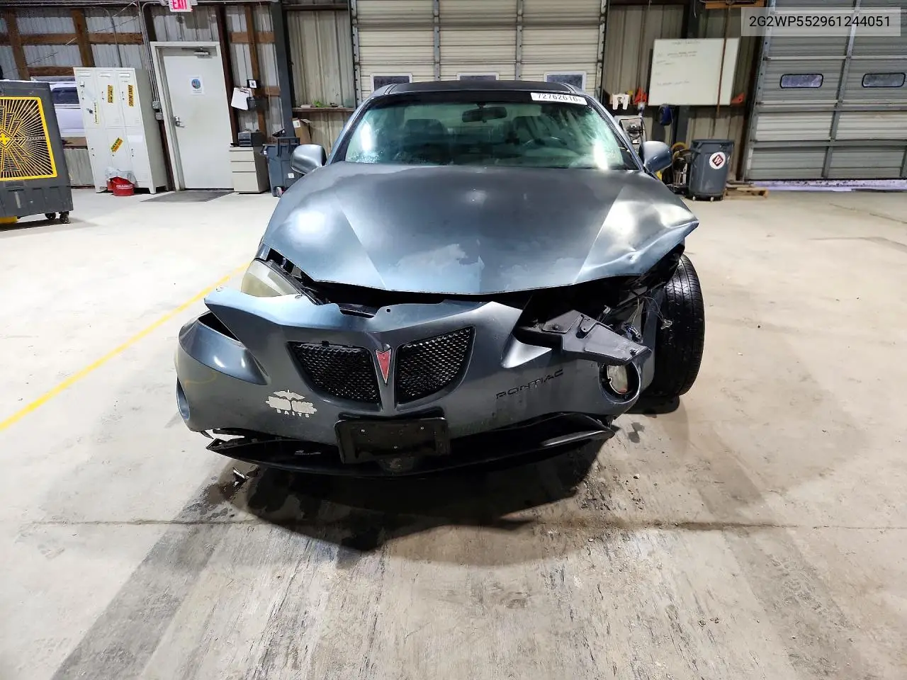 2006 PONTIAC GRAND PRIX VIN 2G2WP552961244051 — фото 5