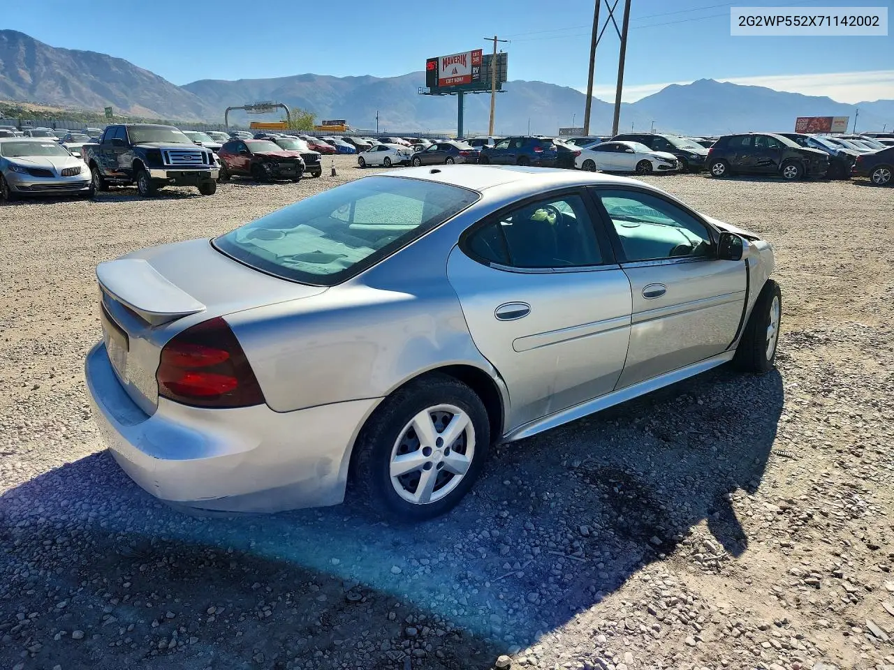 2007 PONTIAC GRAND PRIX VIN 2G2WP552X71142002 — фото 3