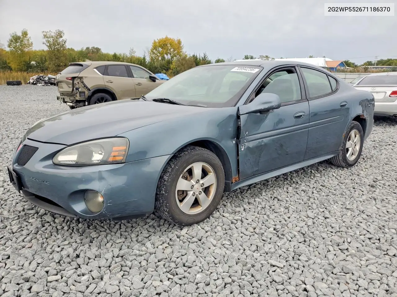 PONTIAC GRAND PRIX 2007, VIN 2G2WP552671186370