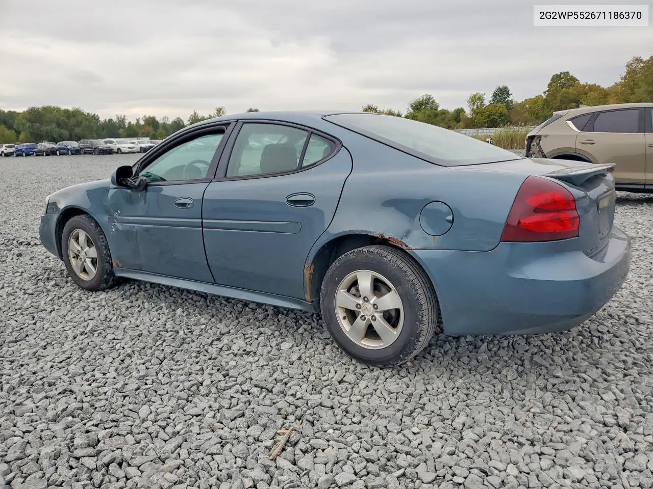 2007 PONTIAC GRAND PRIX VIN 2G2WP552671186370 — фото 2