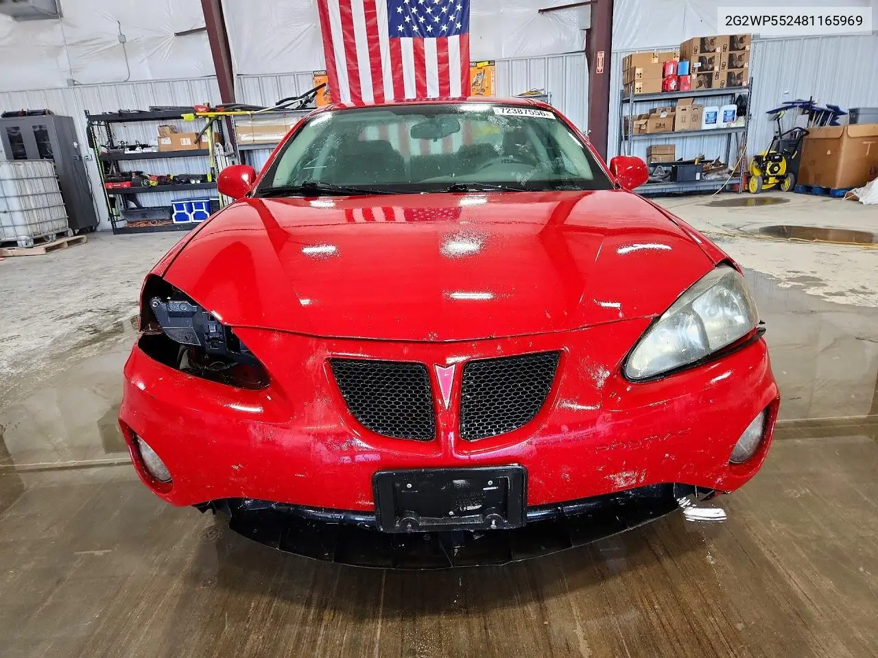 2008 PONTIAC GRAND PRIX VIN 2G2WP552481165969 — фото 5