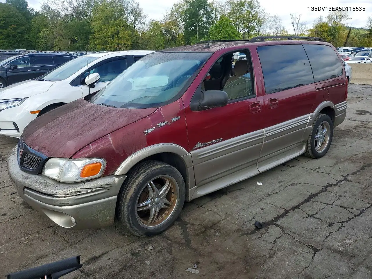 PONTIAC MONTANA 2005, VIN 1G5DV13EX5D115535