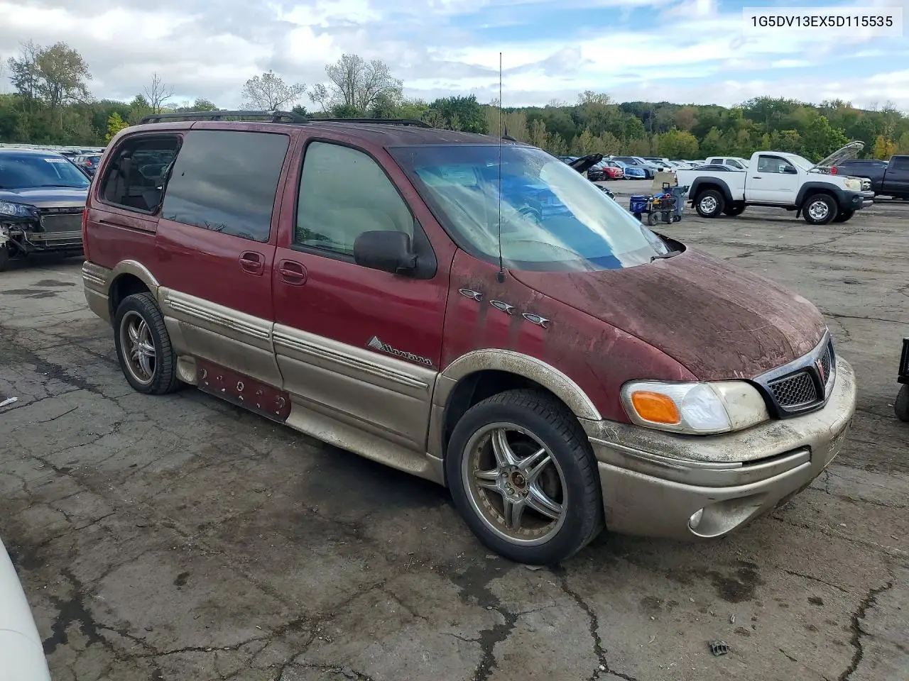 2005 PONTIAC MONTANA VIN 1G5DV13EX5D115535 — фото 4