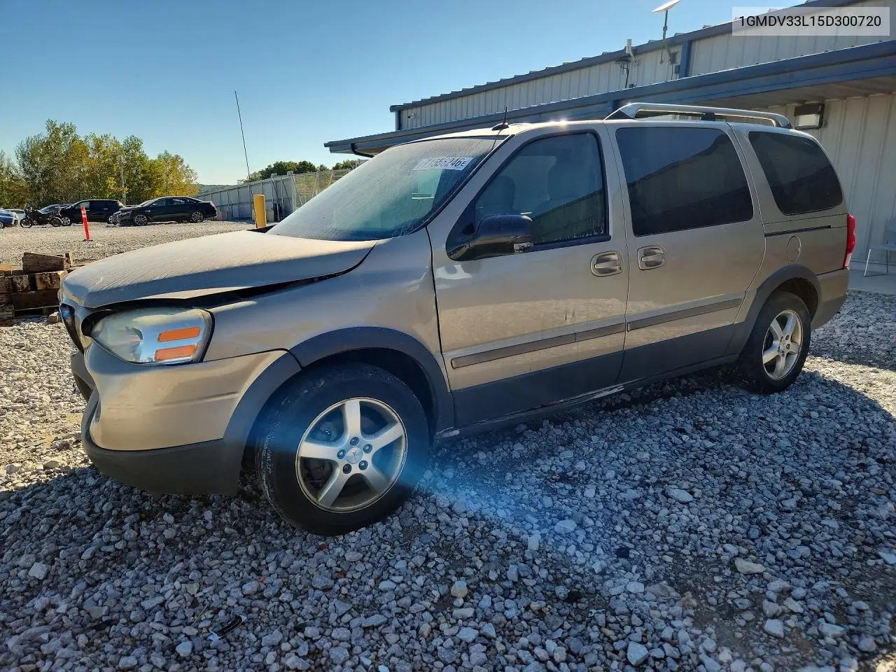 PONTIAC MONTANA 2005, VIN 1GMDV33L15D300720