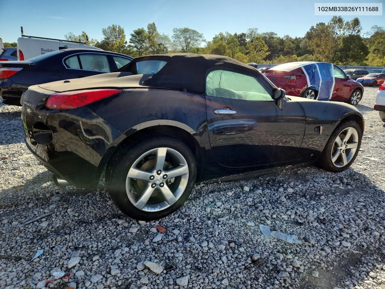 2006 PONTIAC SOLSTICE VIN 1G2MB33B26Y111688 — фото 3