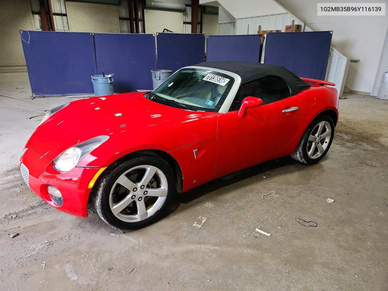 PONTIAC SOLSTICE 2006, VIN 1G2MB35B96Y116139