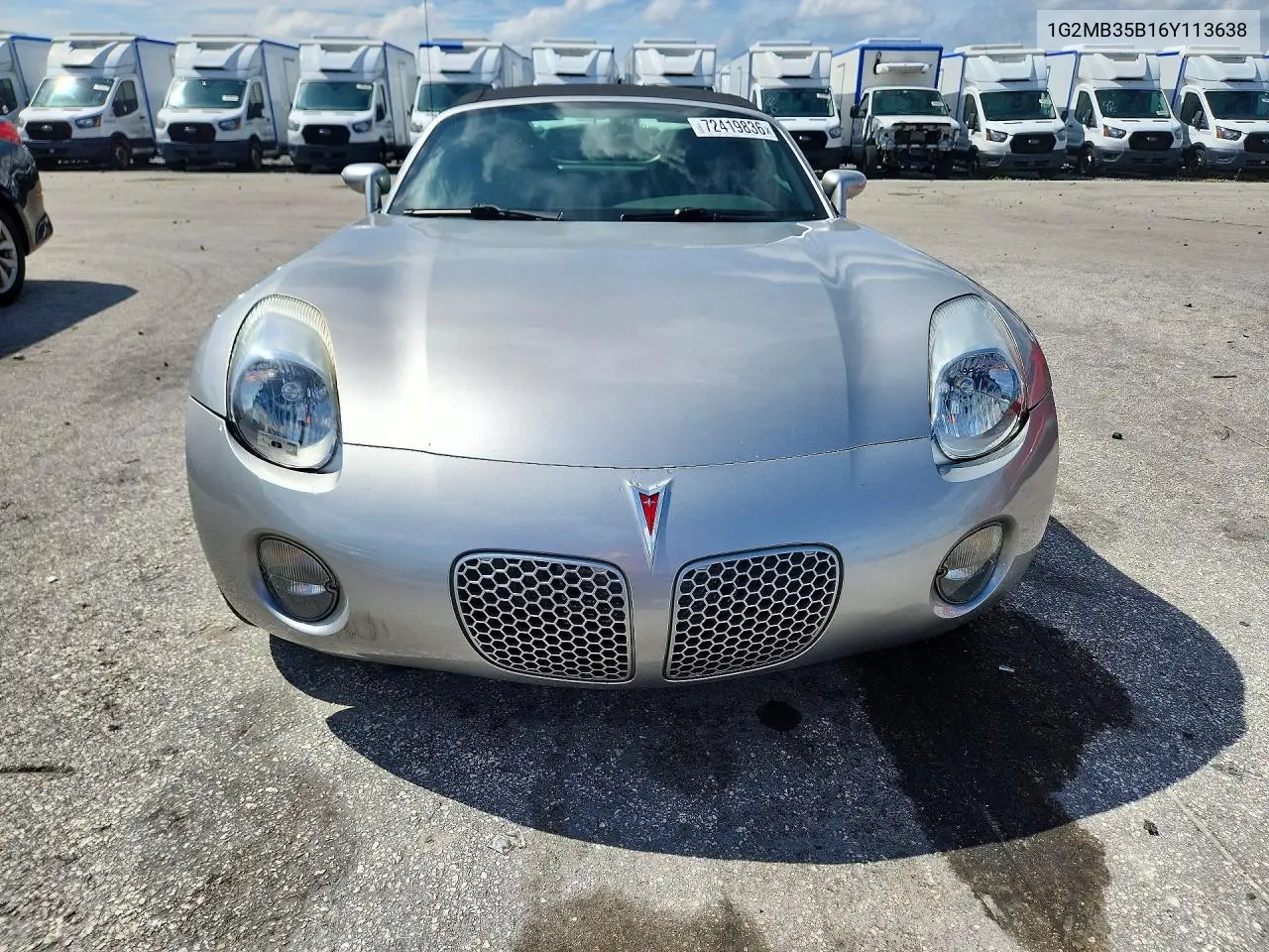 2006 PONTIAC SOLSTICE VIN 1G2MB35B16Y113638 — фото 5