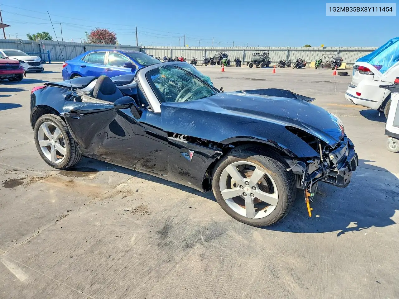 2008 PONTIAC SOLSTICE VIN 1G2MB35BX8Y111454 — фото 4