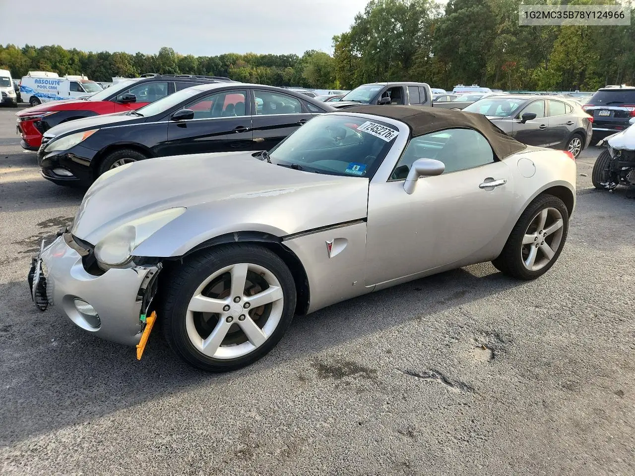 PONTIAC SOLSTICE 2008, VIN 1G2MC35B78Y124966