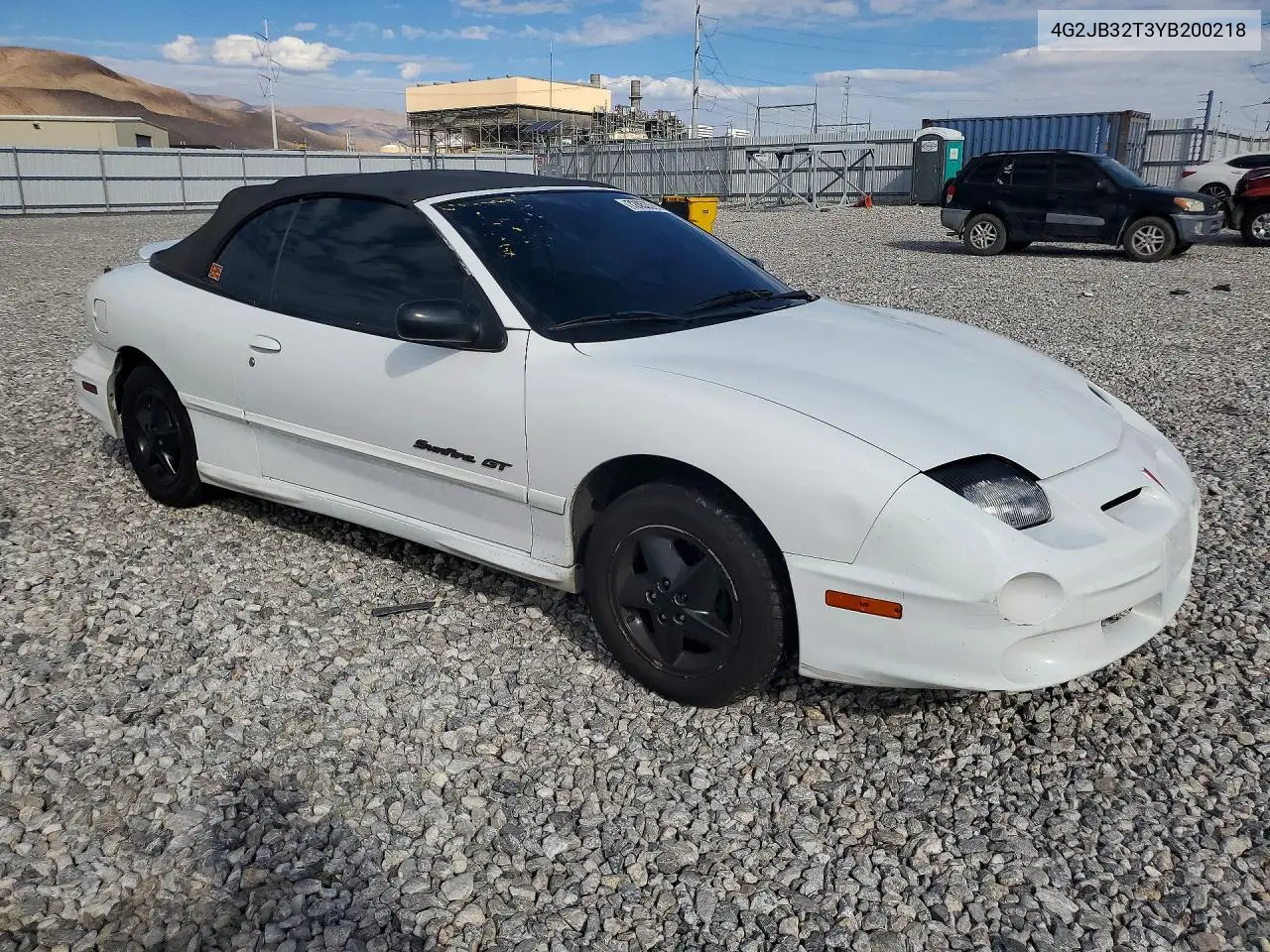 2000 PONTIAC SUNFIRE VIN 4G2JB32T3YB200218 — фото 4