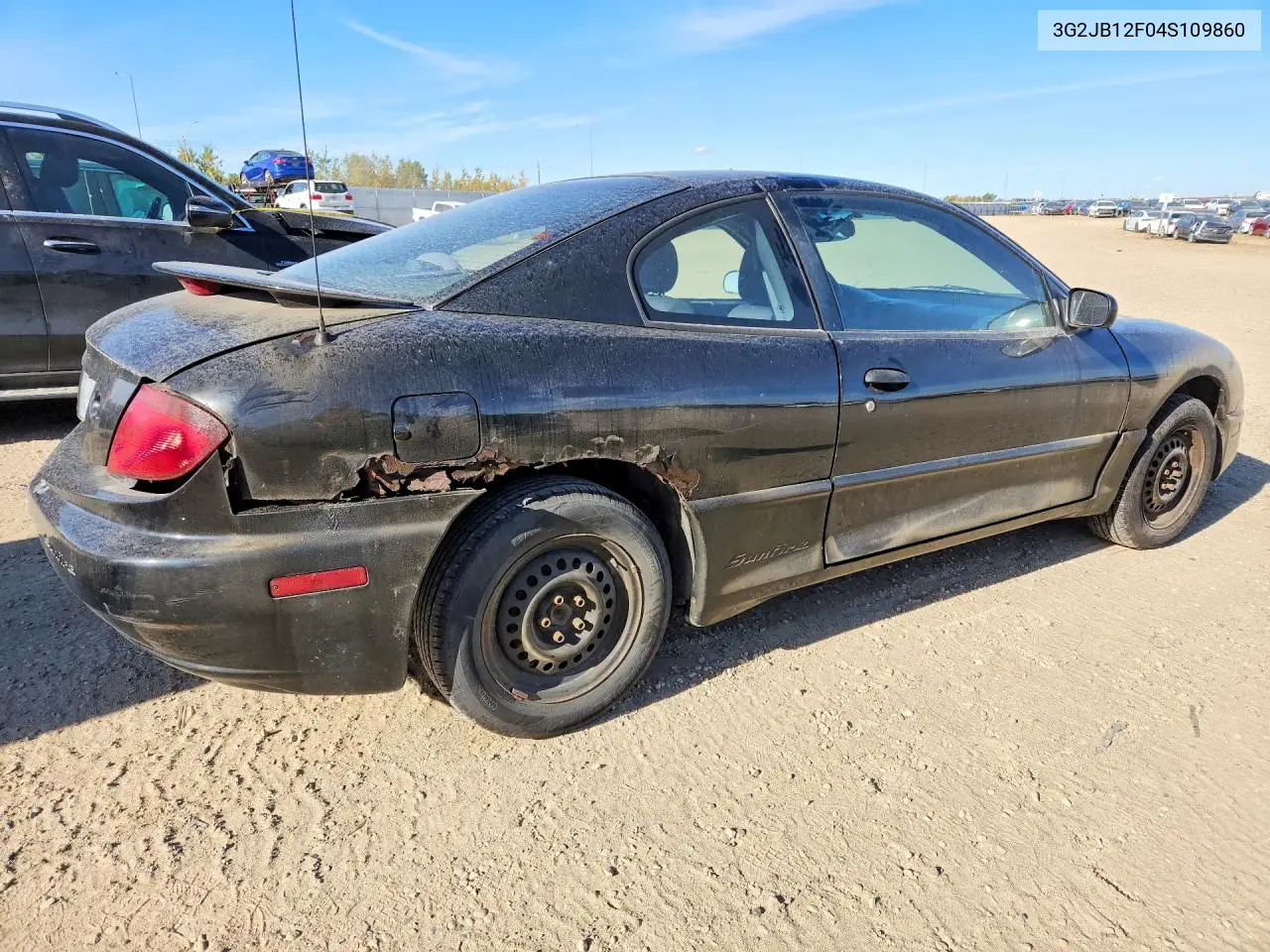 2004 PONTIAC SUNFIRE VIN 3G2JB12F04S109860 — фото 3