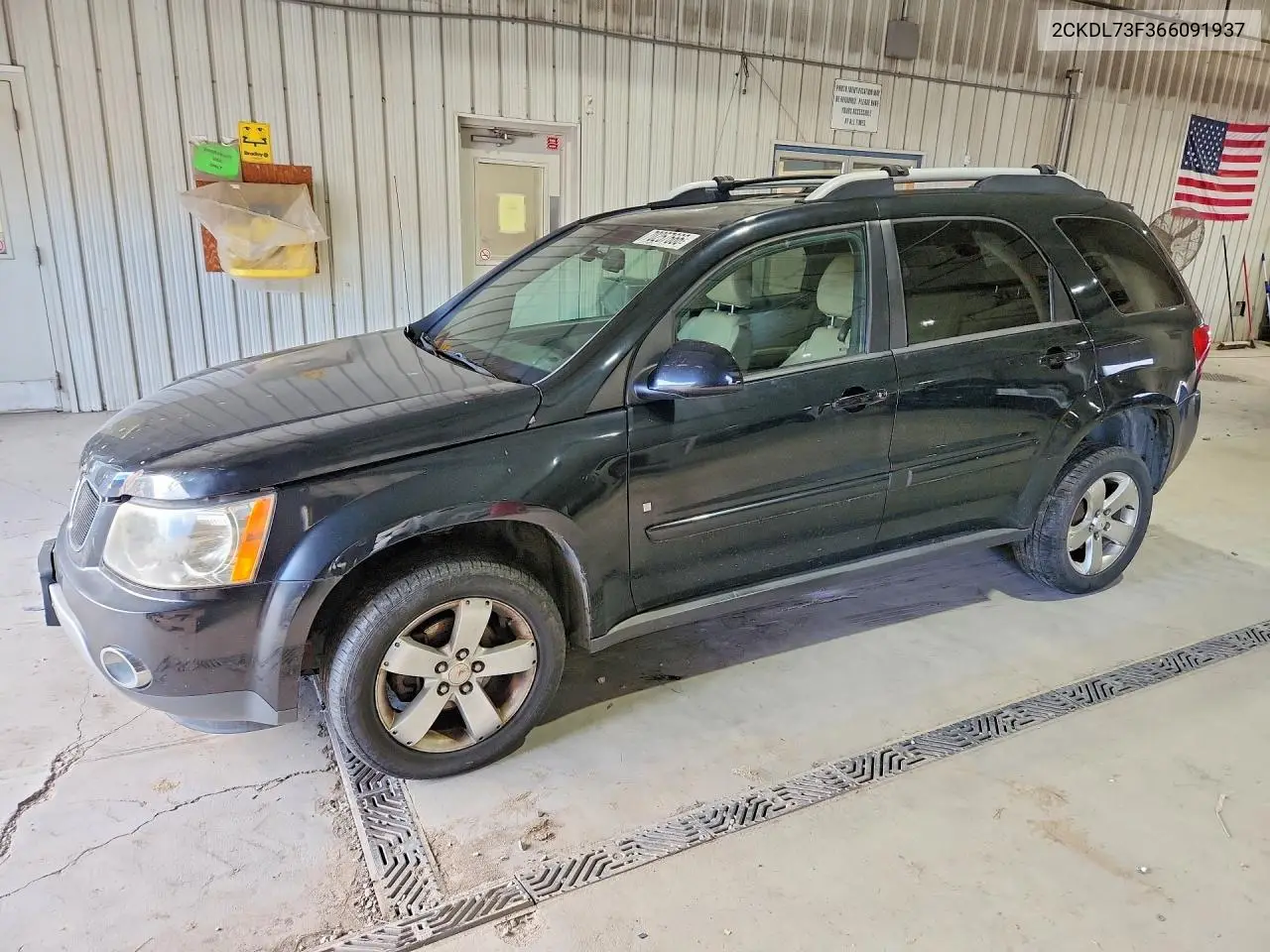 PONTIAC TORRENT 2006, VIN 2CKDL73F366091937