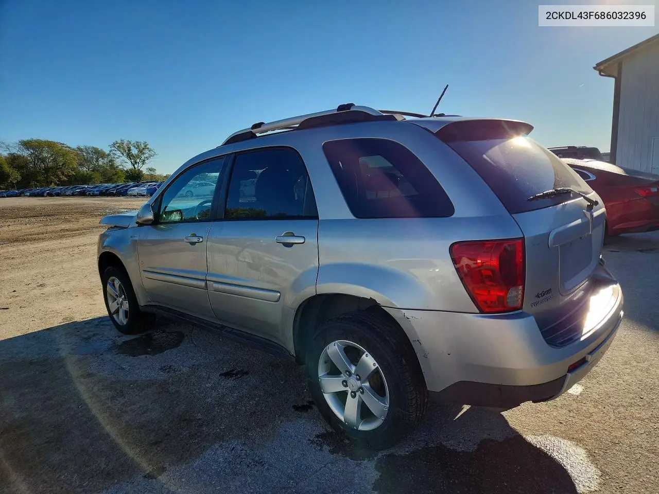 2008 PONTIAC TORRENT VIN 2CKDL43F686032396 — фото 2