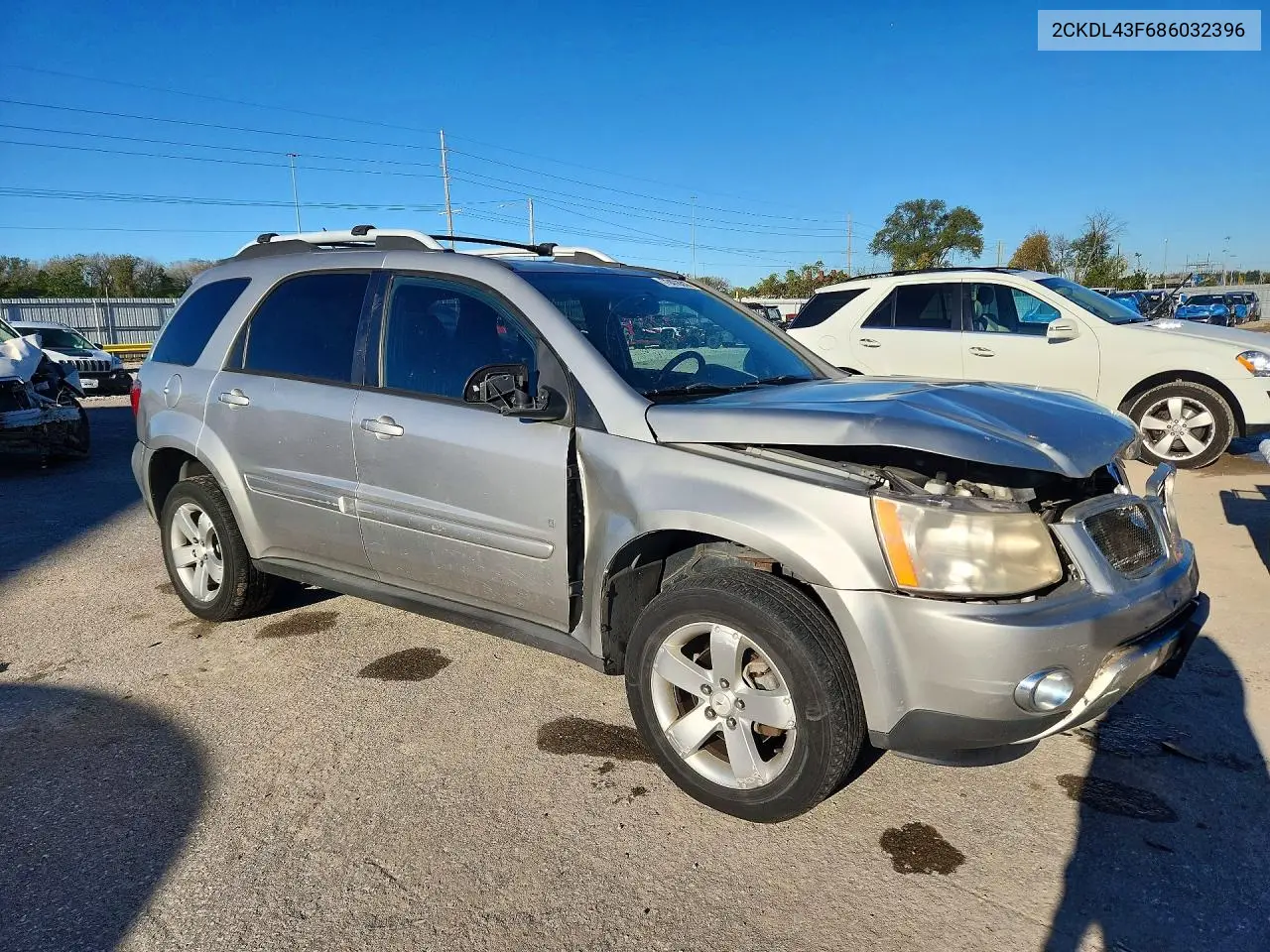 2008 PONTIAC TORRENT VIN 2CKDL43F686032396 — фото 4