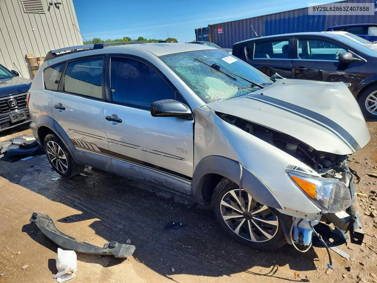 2003 PONTIAC VIBE VIN 5Y2SL62863Z407858 — фото 4