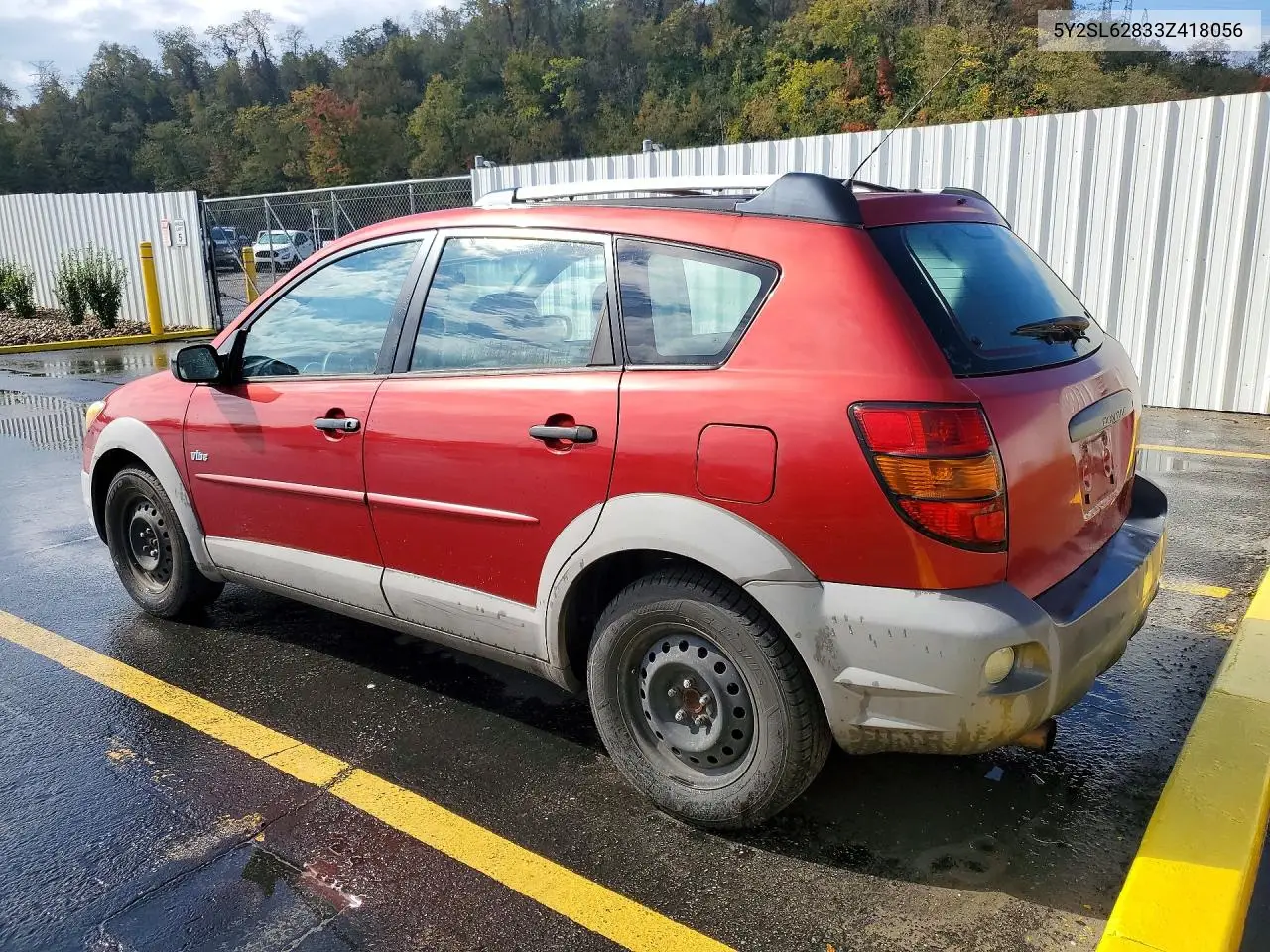 2003 PONTIAC VIBE VIN 5Y2SL62833Z418056 — фото 2