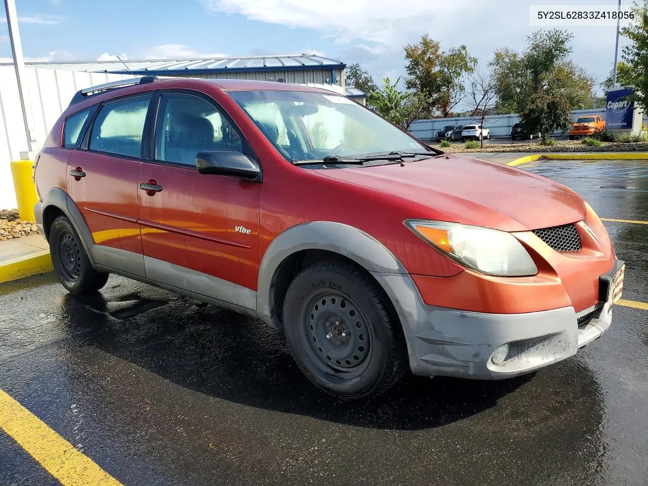 2003 PONTIAC VIBE VIN 5Y2SL62833Z418056 — фото 4