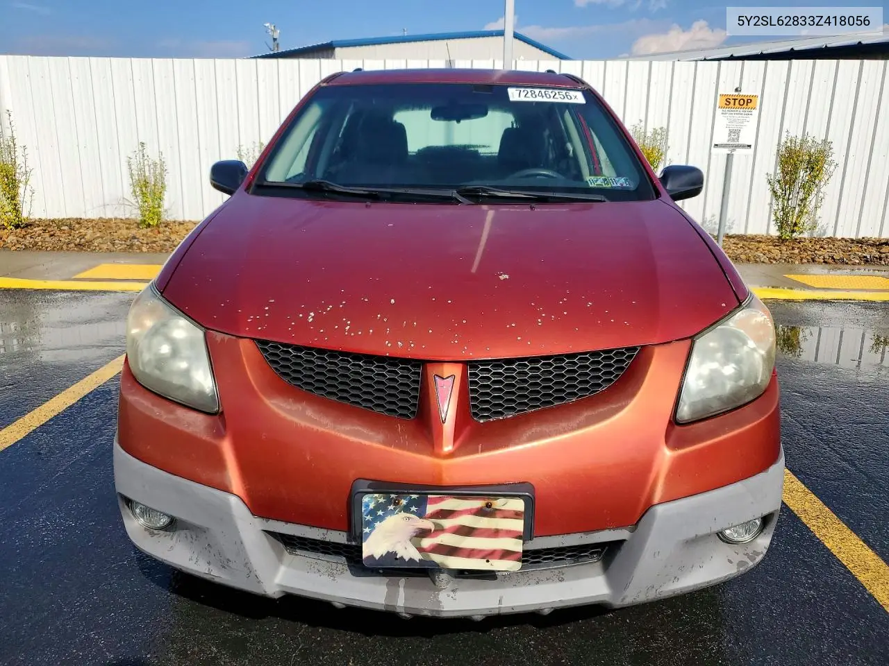 2003 PONTIAC VIBE VIN 5Y2SL62833Z418056 — фото 5
