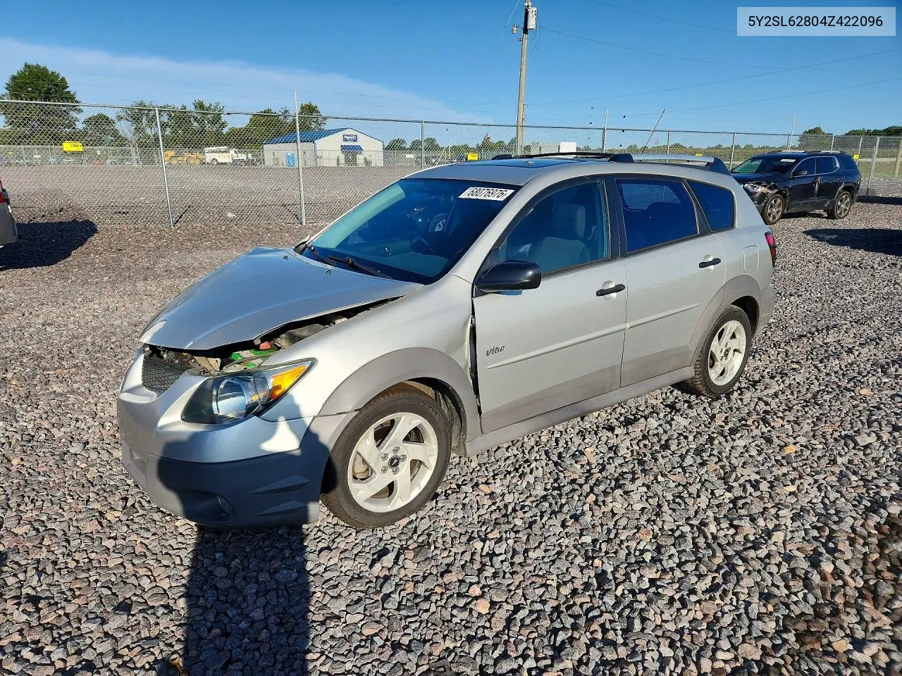 PONTIAC VIBE 2004, VIN 5Y2SL62804Z422096