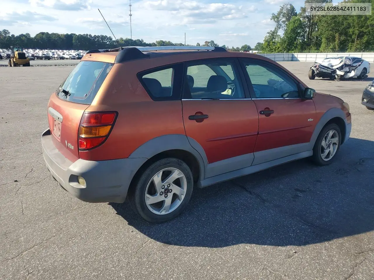 2004 PONTIAC VIBE VIN 5Y2SL62864Z411183 — фото 3