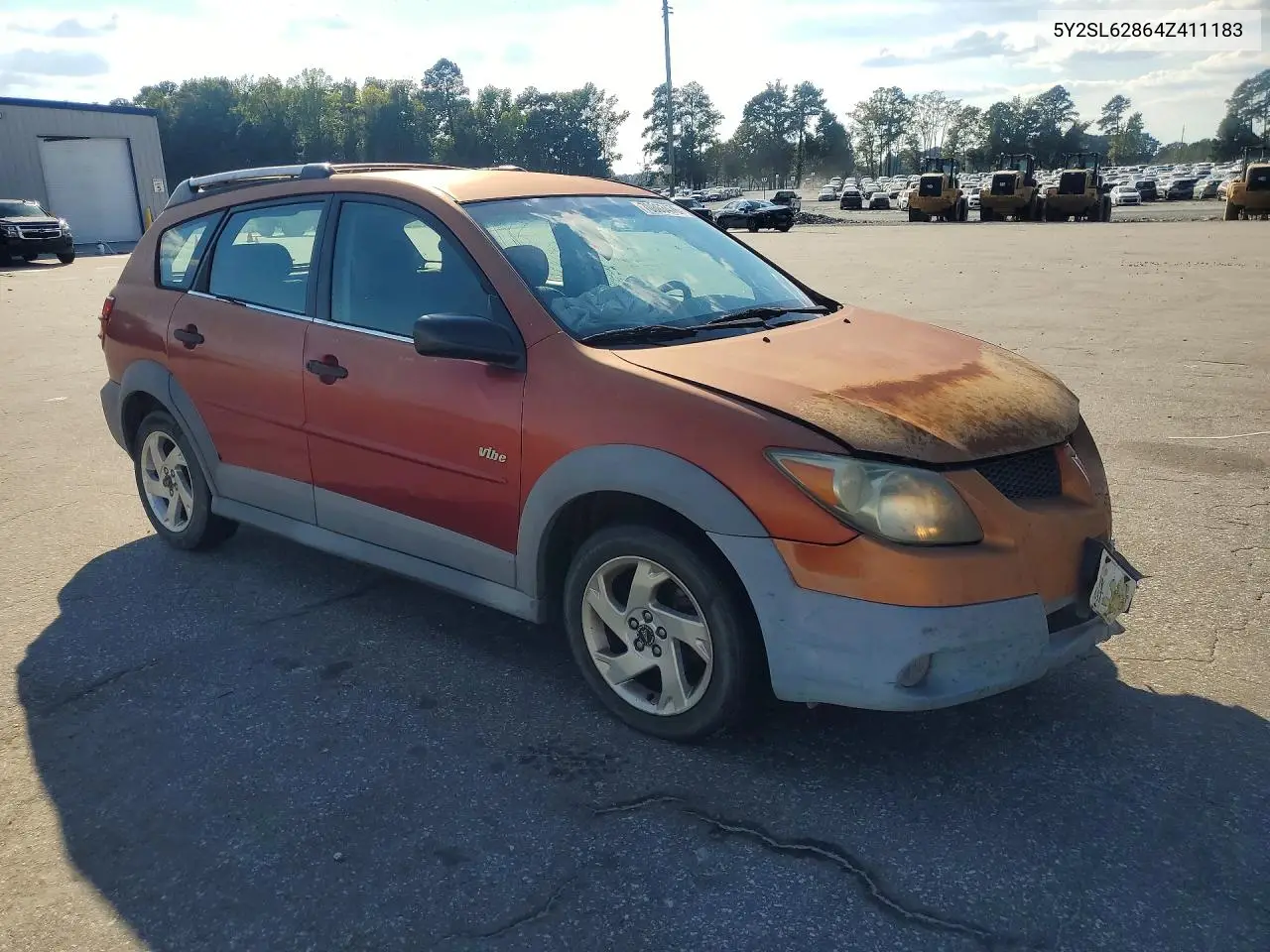2004 PONTIAC VIBE VIN 5Y2SL62864Z411183 — фото 4