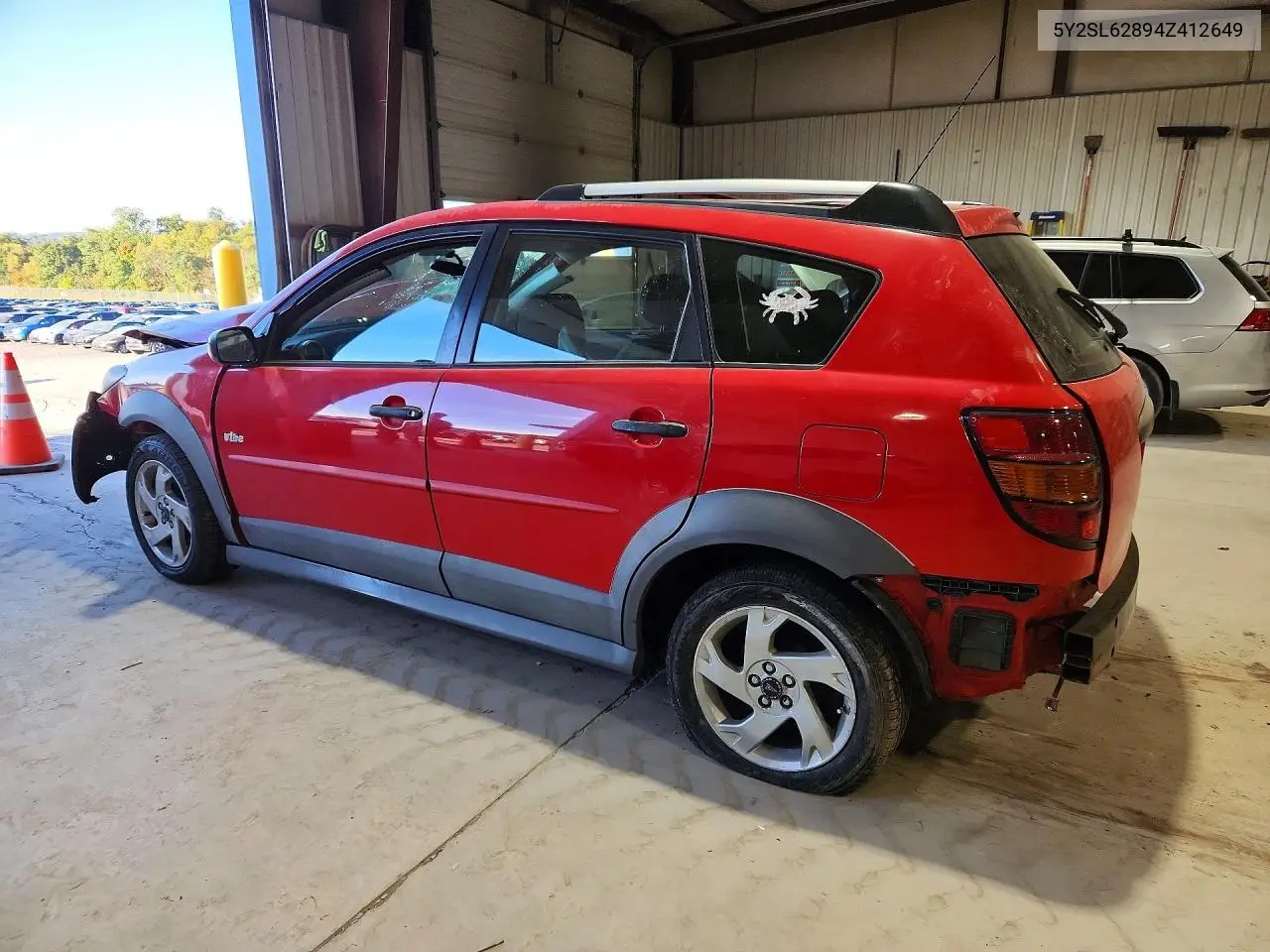 2004 PONTIAC VIBE VIN 5Y2SL62894Z412649 — фото 2