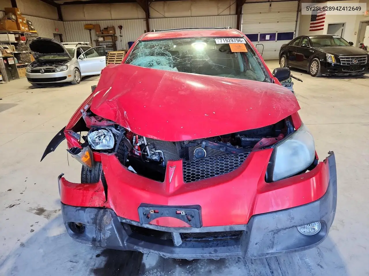2004 PONTIAC VIBE VIN 5Y2SL62894Z412649 — фото 5