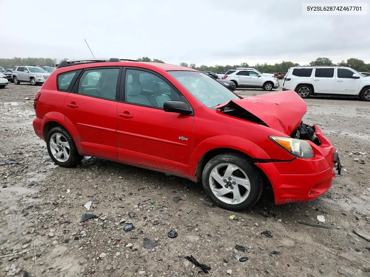 2004 PONTIAC VIBE VIN 5Y2SL62874Z467701 — фото 4