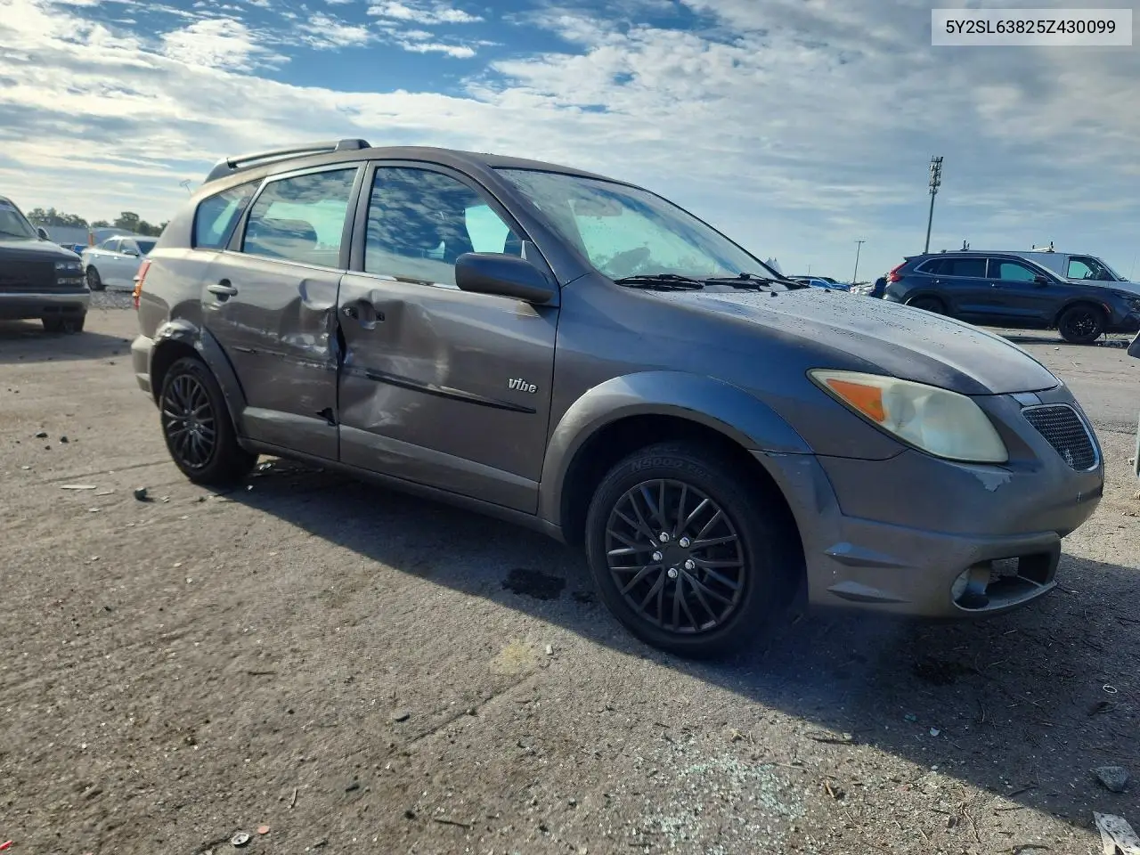 2005 PONTIAC VIBE VIN 5Y2SL63825Z430099 — фото 4