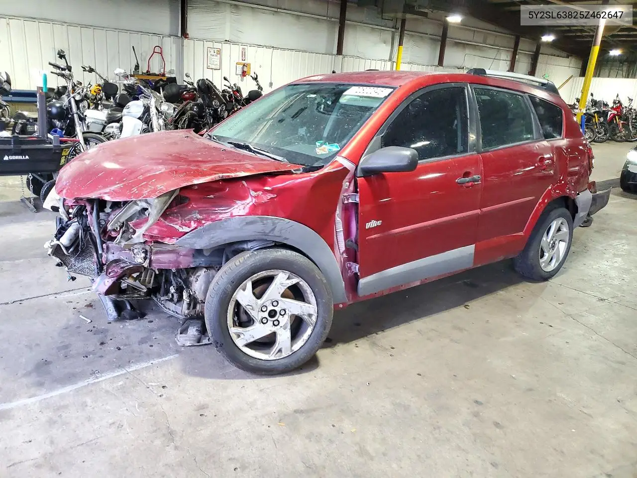 PONTIAC VIBE 2005, VIN 5Y2SL63825Z462647