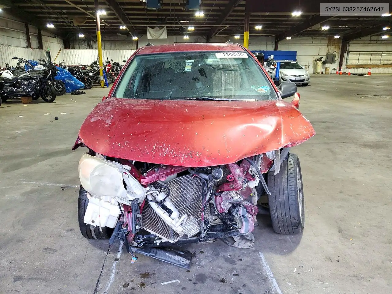 2005 PONTIAC VIBE VIN 5Y2SL63825Z462647 — фото 5