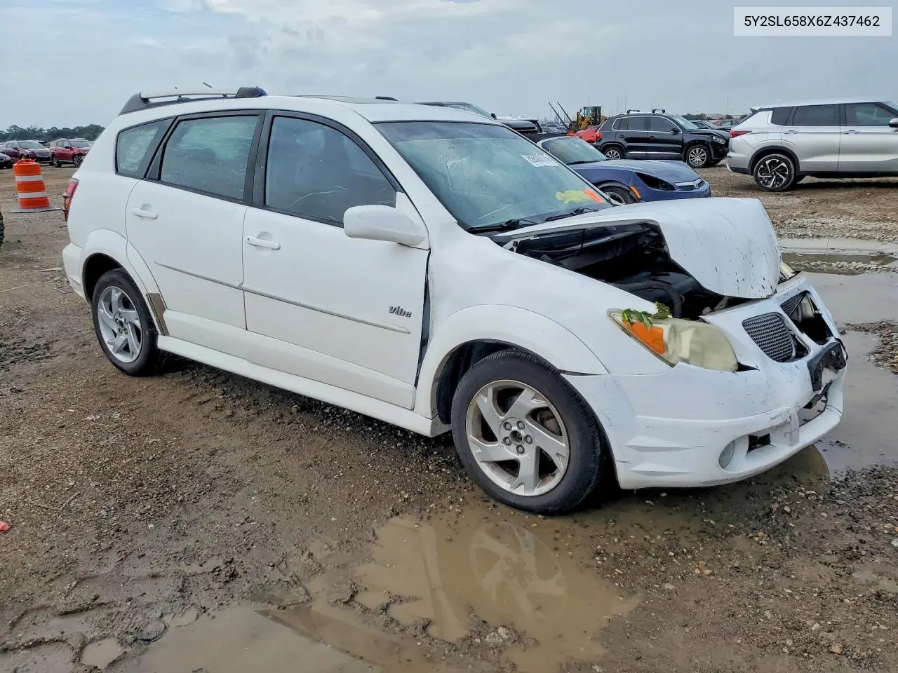 2006 PONTIAC VIBE VIN 5Y2SL658X6Z437462 — фото 4