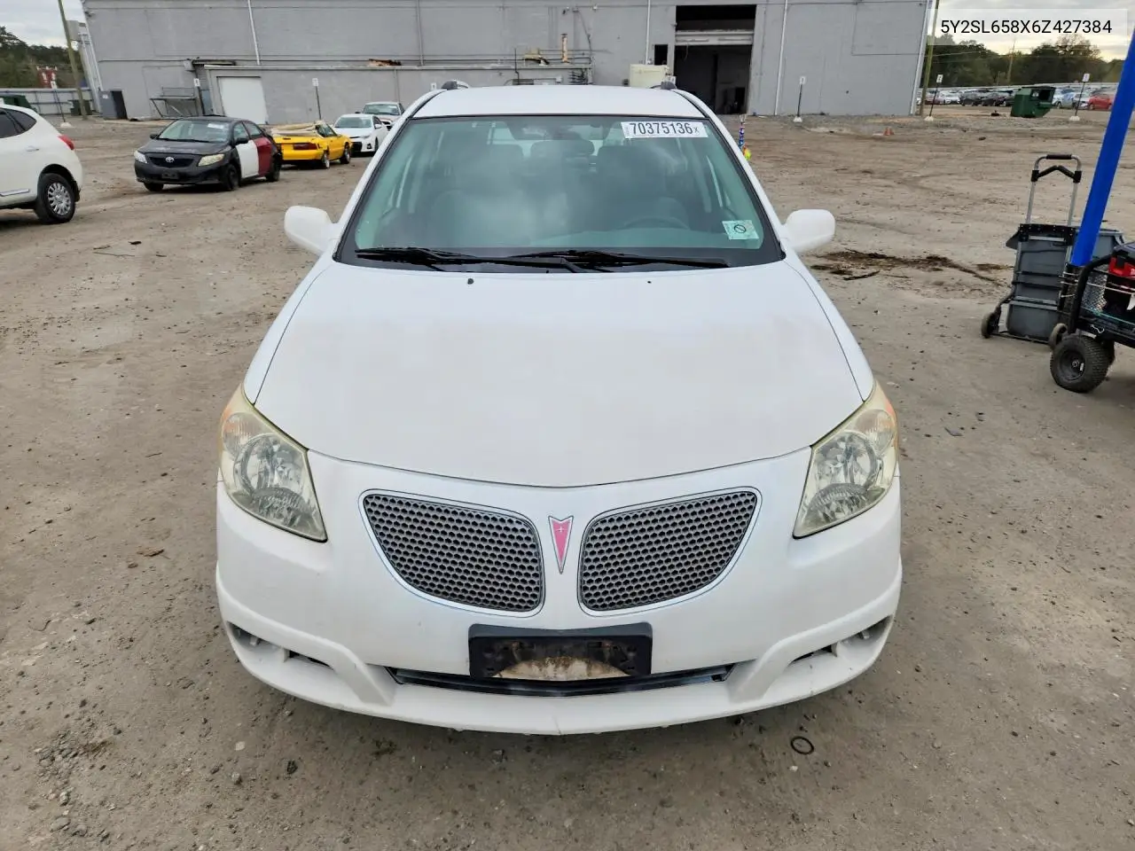 2006 PONTIAC VIBE VIN 5Y2SL658X6Z427384 — фото 5