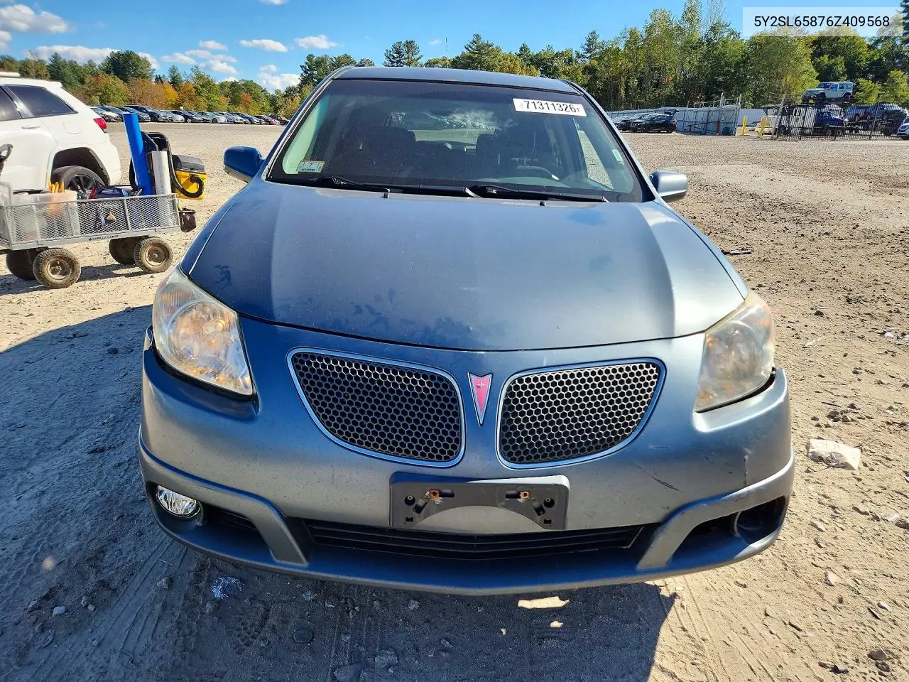 2006 PONTIAC VIBE VIN 5Y2SL65876Z409568 — фото 5