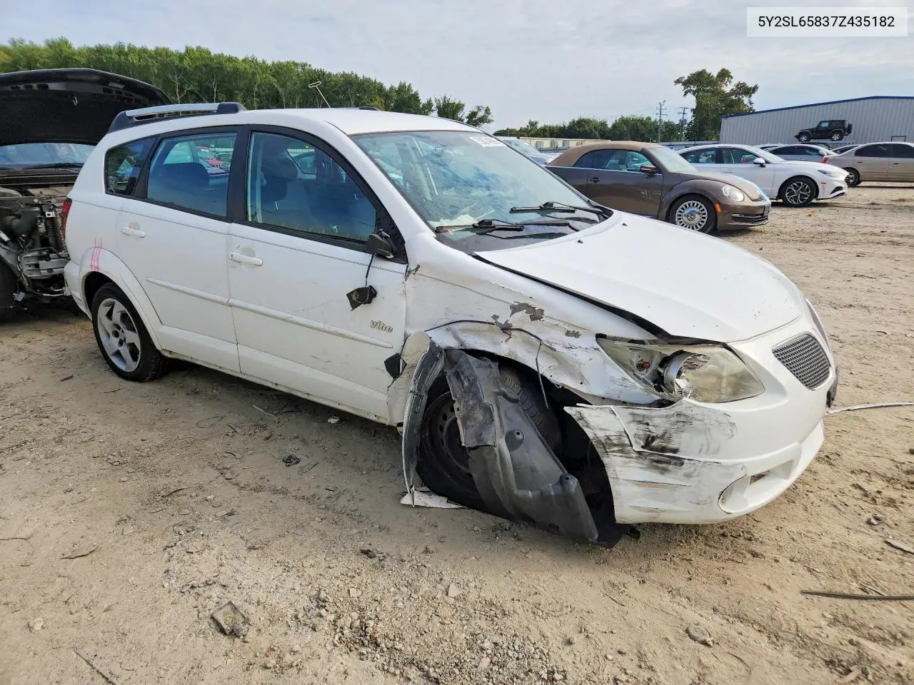2007 PONTIAC VIBE VIN 5Y2SL65837Z435182 — фото 4