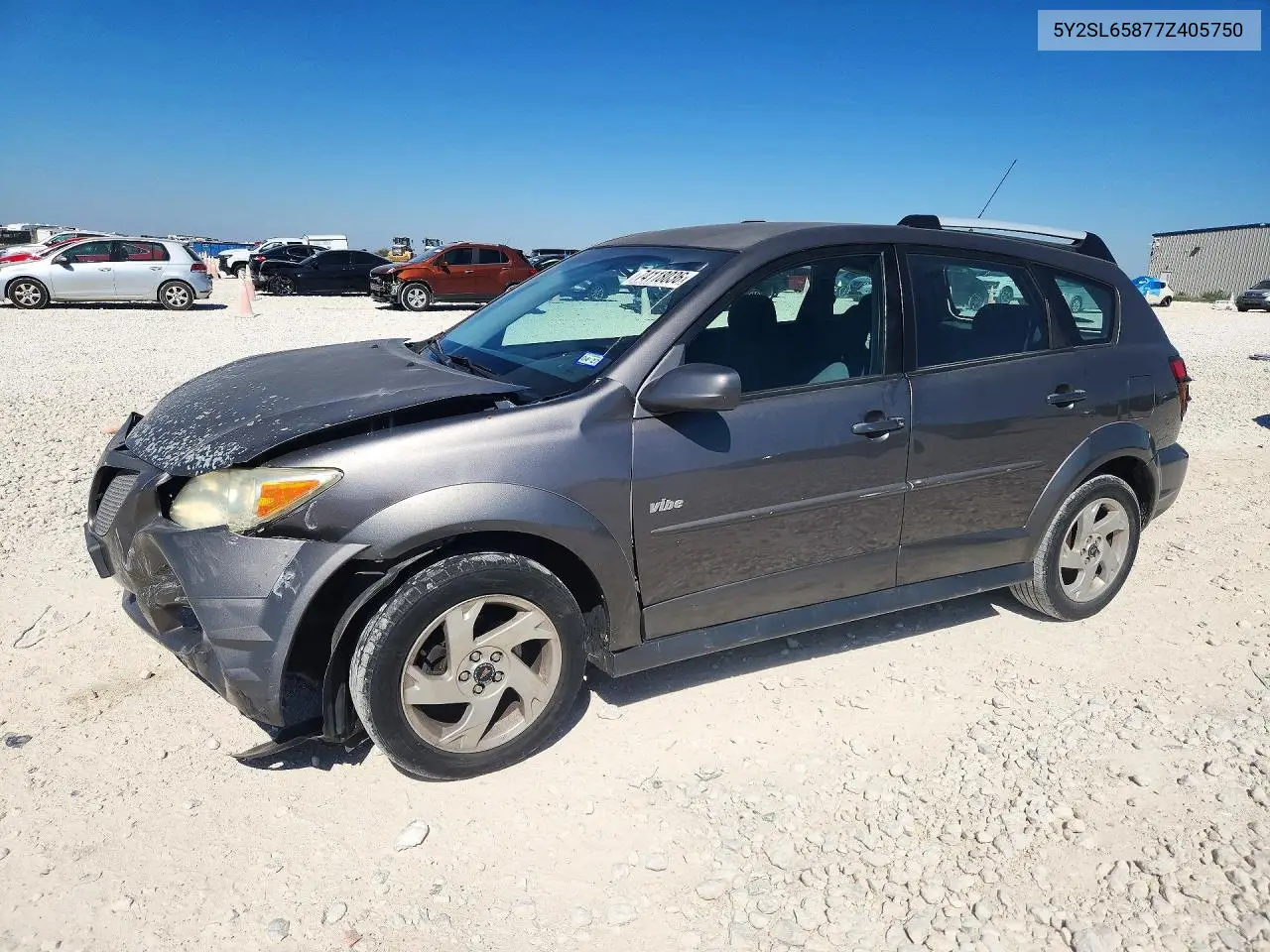 PONTIAC VIBE 2007, VIN 5Y2SL65877Z405750