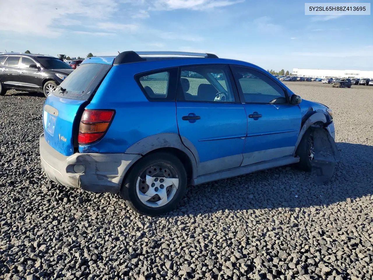 2008 PONTIAC VIBE VIN 5Y2SL65H88Z413695 — фото 3