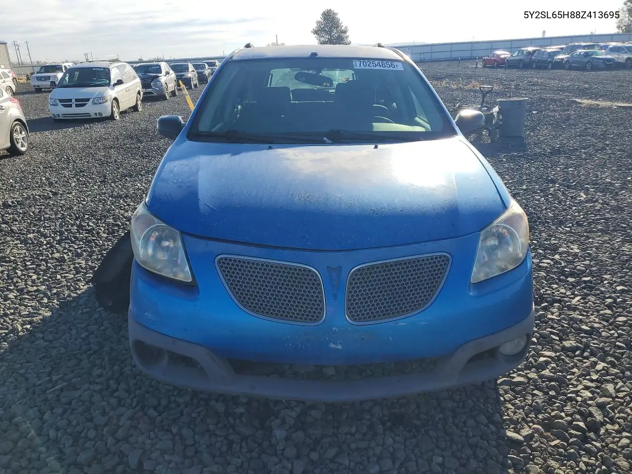 2008 PONTIAC VIBE VIN 5Y2SL65H88Z413695 — фото 5