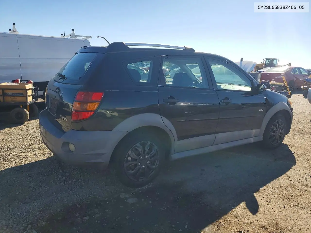 2008 PONTIAC VIBE VIN 5Y2SL65838Z406105 — фото 3