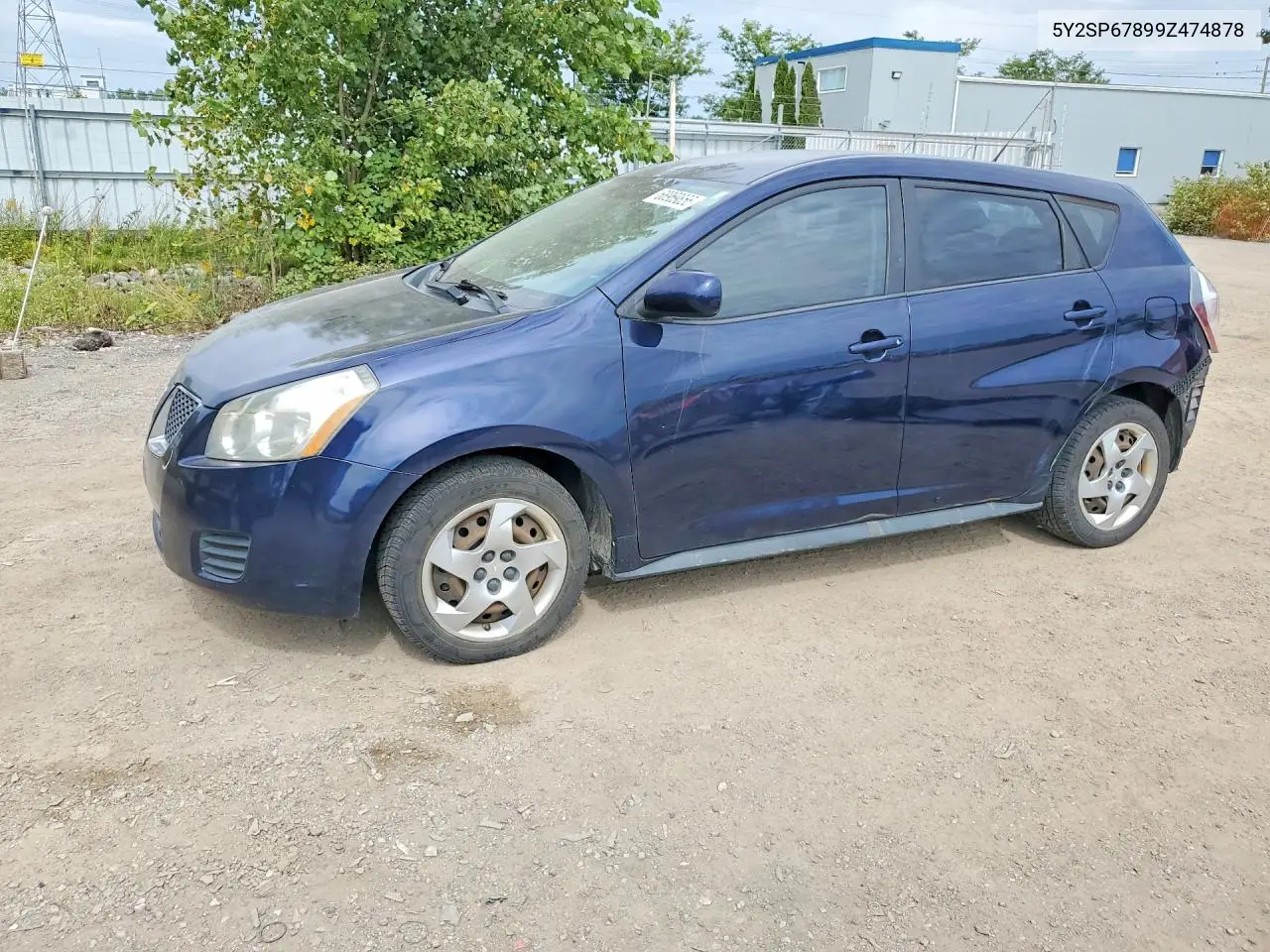 2009 PONTIAC VIBE VIN 5Y2SP67899Z474878 — фото 1