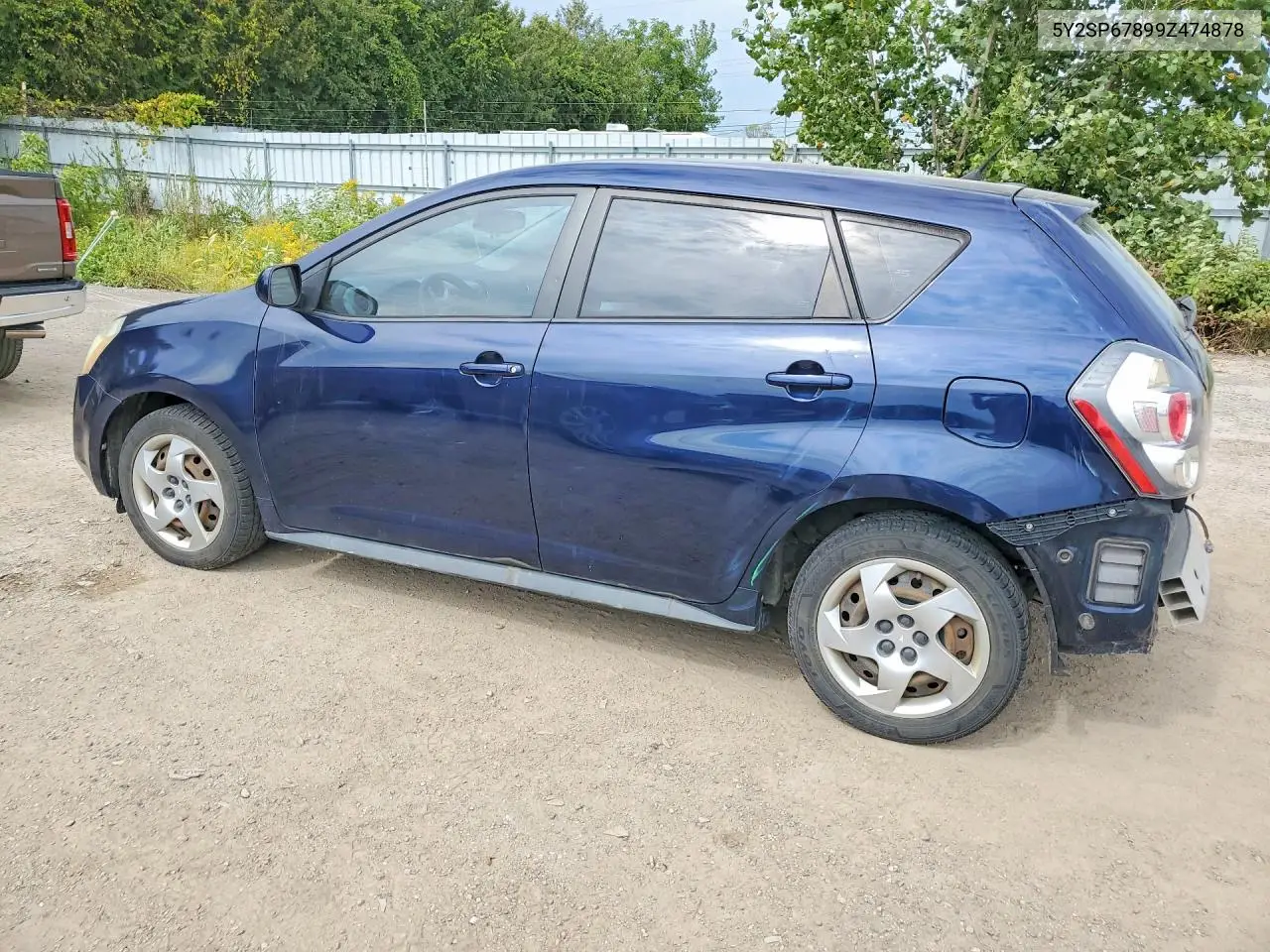 2009 PONTIAC VIBE VIN 5Y2SP67899Z474878 — фото 2