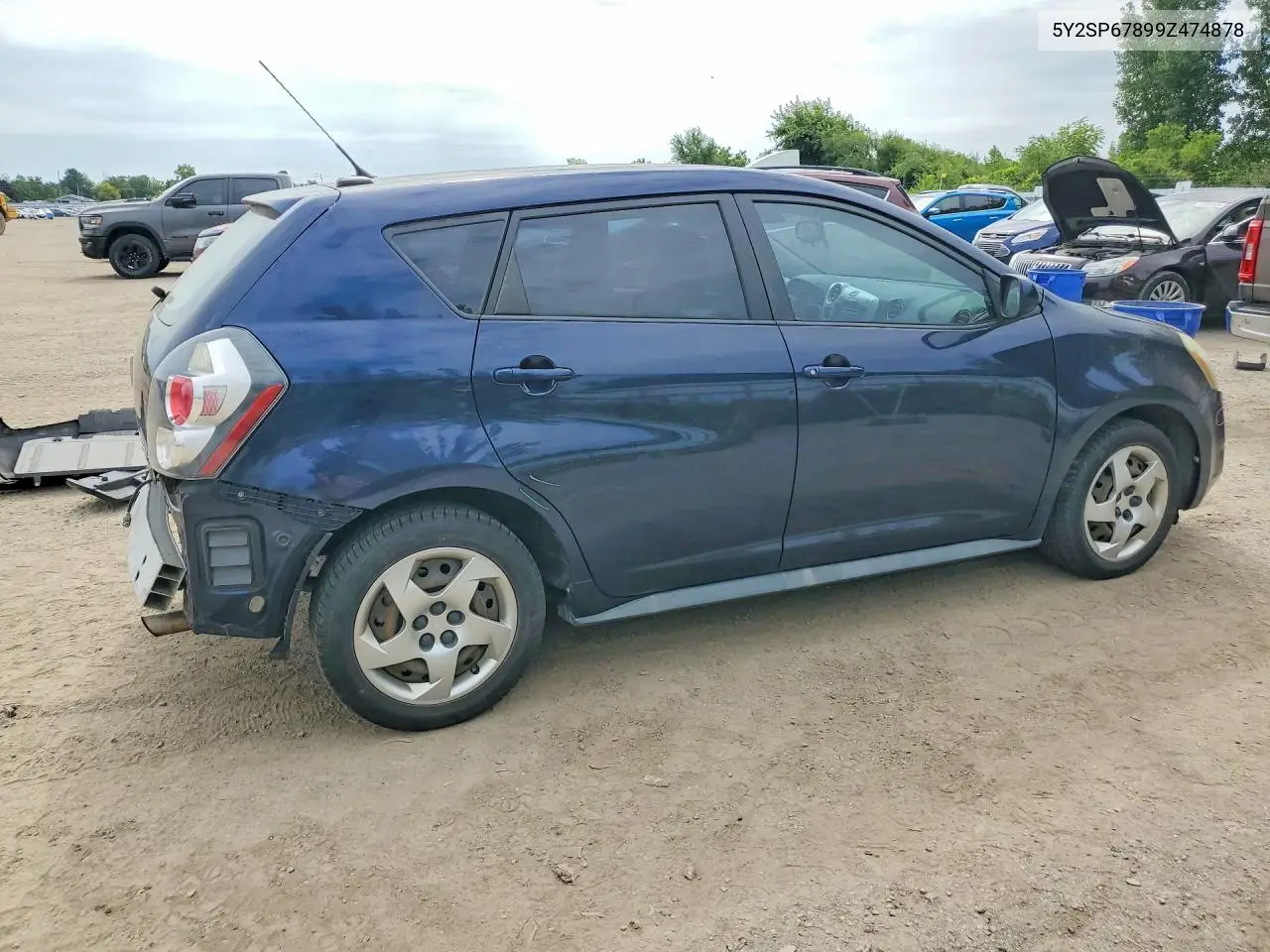 2009 PONTIAC VIBE VIN 5Y2SP67899Z474878 — фото 3